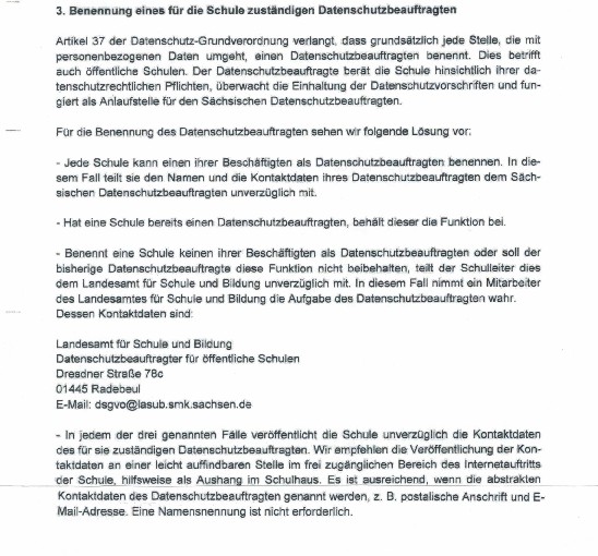 Formblatt Benennung Datenschutzbeauftragter